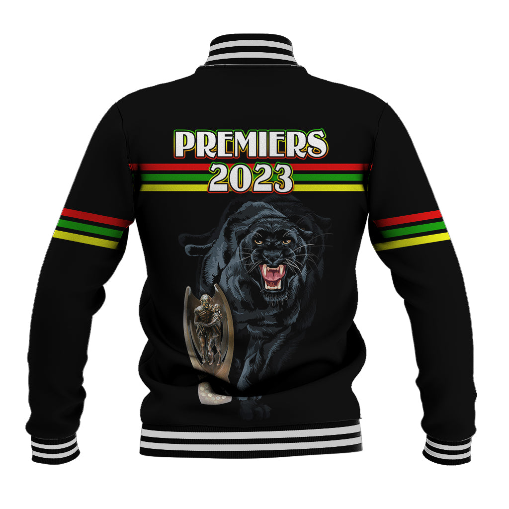 panther-premierships-baseball-jacket-go-champions-2023-black-simple-style