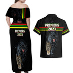 panther-premierships-couples-matching-off-shoulder-maxi-dress-and-hawaiian-shirt-go-champions-2023-black-simple-style
