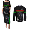 panther-premierships-couples-matching-puletasi-dress-and-long-sleeve-button-shirts-go-champions-2023-black-simple-style