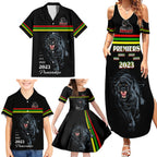 panther-premierships-family-matching-summer-maxi-dress-and-hawaiian-shirt-go-champions-2023-black-simple-style