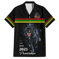 panther-premierships-family-matching-summer-maxi-dress-and-hawaiian-shirt-go-champions-2023-black-simple-style