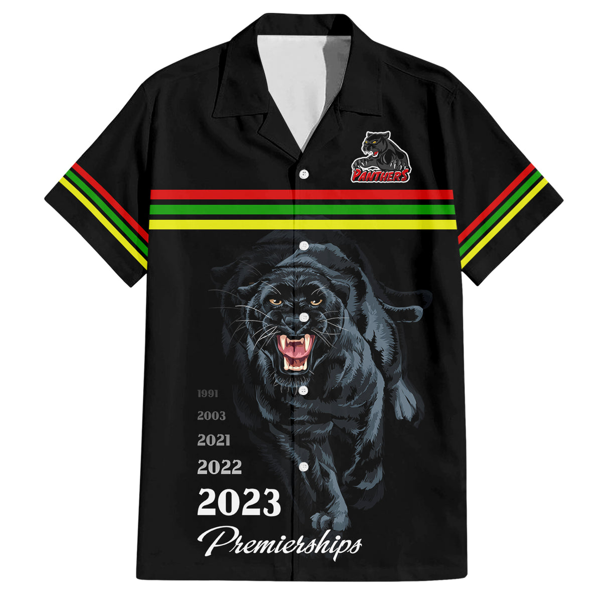 panther-premierships-hawaiian-shirt-go-champions-2023-black-simple-style