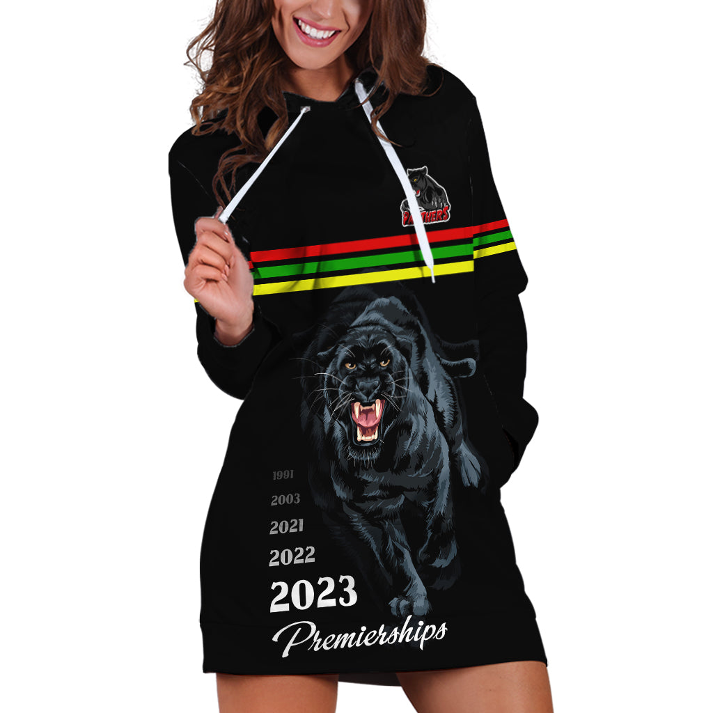 panther-premierships-hoodie-dress-go-champions-2023-black-simple-style