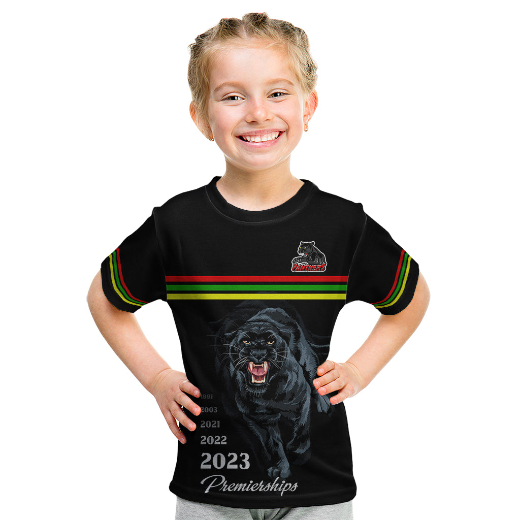 panther-premierships-kid-t-shirt-go-champions-2023-black-simple-style