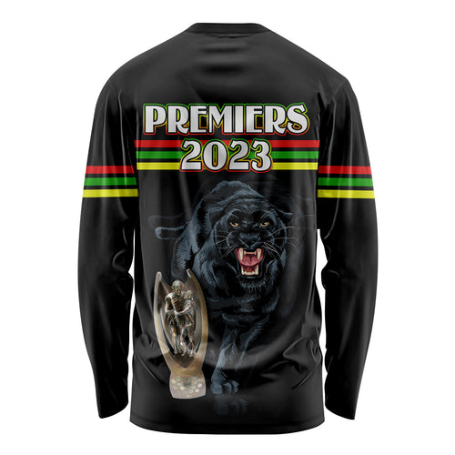 panther-premierships-long-sleeve-shirt-go-champions-2023-black-simple-style