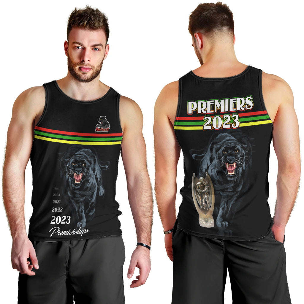 panther-premierships-men-tank-top-go-champions-2023-black-simple-style
