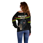 panther-premierships-off-shoulder-sweater-go-champions-2023-black-simple-style