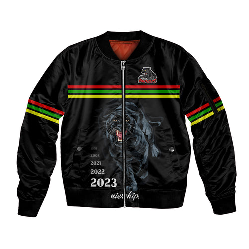 panther-premierships-sleeve-zip-bomber-jacket-go-champions-2023-black-simple-style