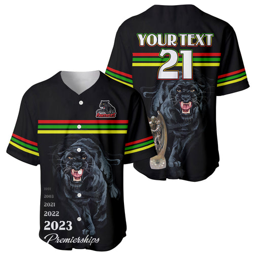 custom-panther-premierships-baseball-jersey-go-champions-2023-black-simple-style