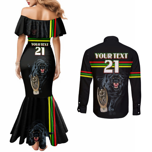 custom-panther-premierships-couples-matching-mermaid-dress-and-long-sleeve-button-shirts-go-champions-2023-black-simple-style