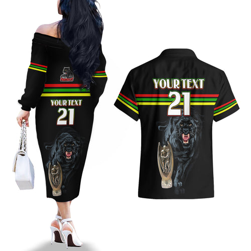 custom-panther-premierships-couples-matching-off-the-shoulder-long-sleeve-dress-and-hawaiian-shirt-go-champions-2023-black-simple-style