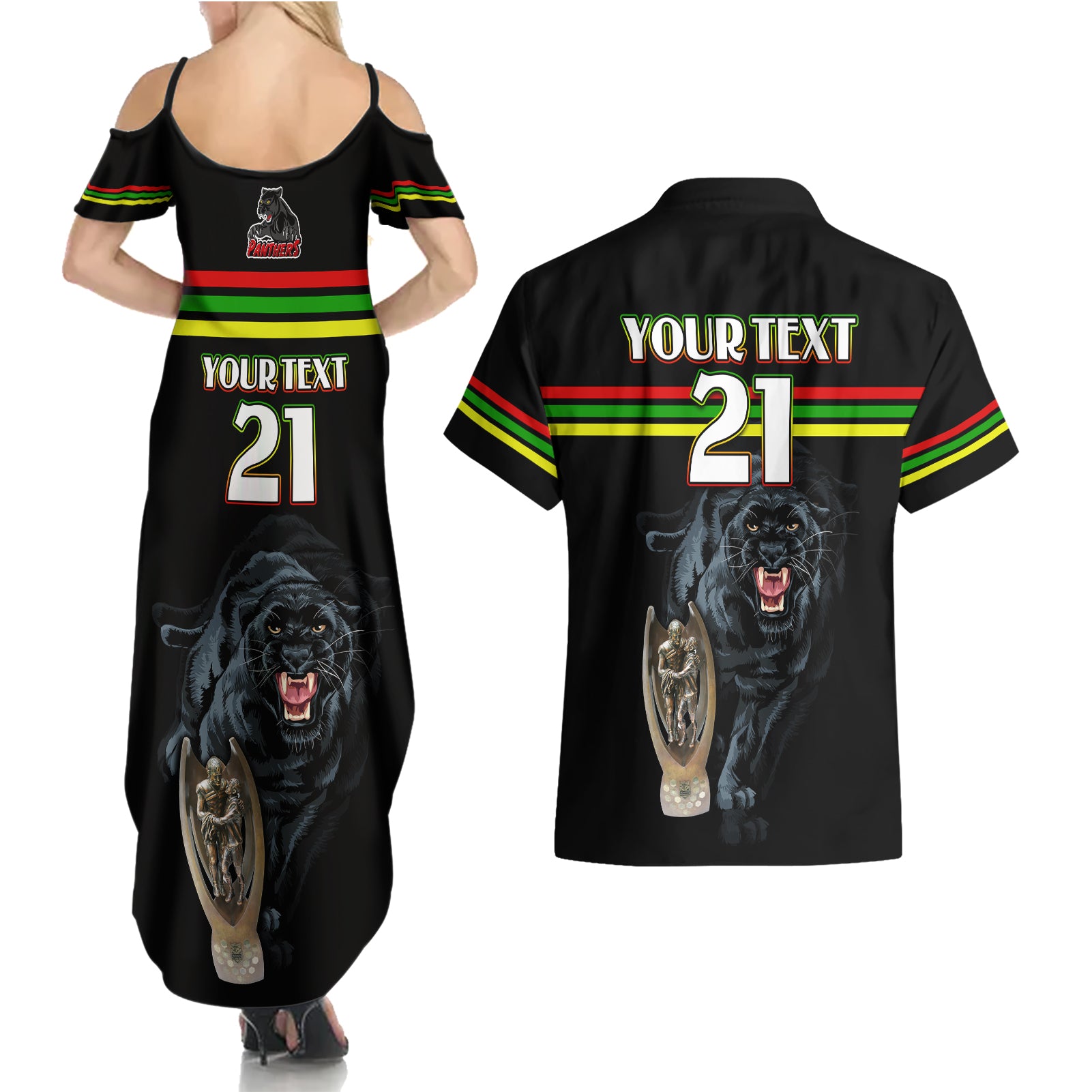 custom-panther-premierships-couples-matching-summer-maxi-dress-and-hawaiian-shirt-go-champions-2023-black-simple-style
