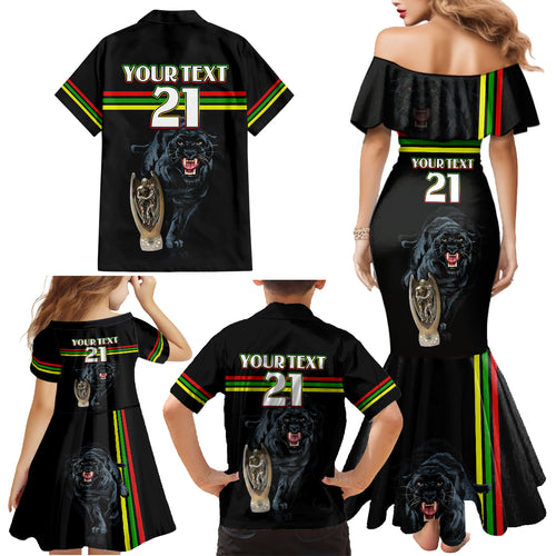 custom-panther-premierships-family-matching-mermaid-dress-and-hawaiian-shirt-go-champions-2023-black-simple-style