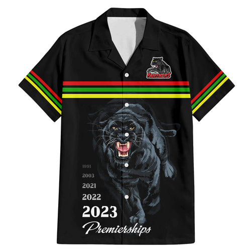 custom-panther-premierships-family-matching-mermaid-dress-and-hawaiian-shirt-go-champions-2023-black-simple-style