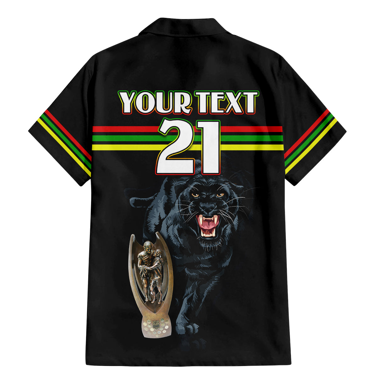 custom-panther-premierships-family-matching-mermaid-dress-and-hawaiian-shirt-go-champions-2023-black-simple-style