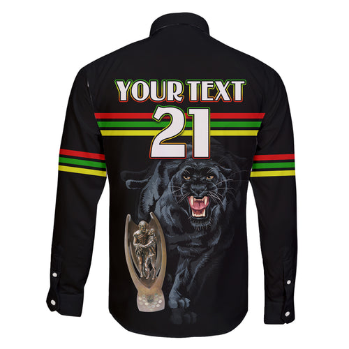custom-panther-premierships-family-matching-mermaid-dress-and-hawaiian-shirt-go-champions-2023-black-simple-style