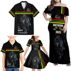 custom-panther-premierships-family-matching-off-shoulder-maxi-dress-and-hawaiian-shirt-go-champions-2023-black-simple-style