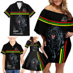 custom-panther-premierships-family-matching-off-shoulder-short-dress-and-hawaiian-shirt-go-champions-2023-black-simple-style