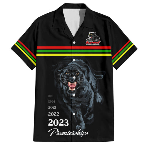 custom-panther-premierships-family-matching-tank-maxi-dress-and-hawaiian-shirt-go-champions-2023-black-simple-style