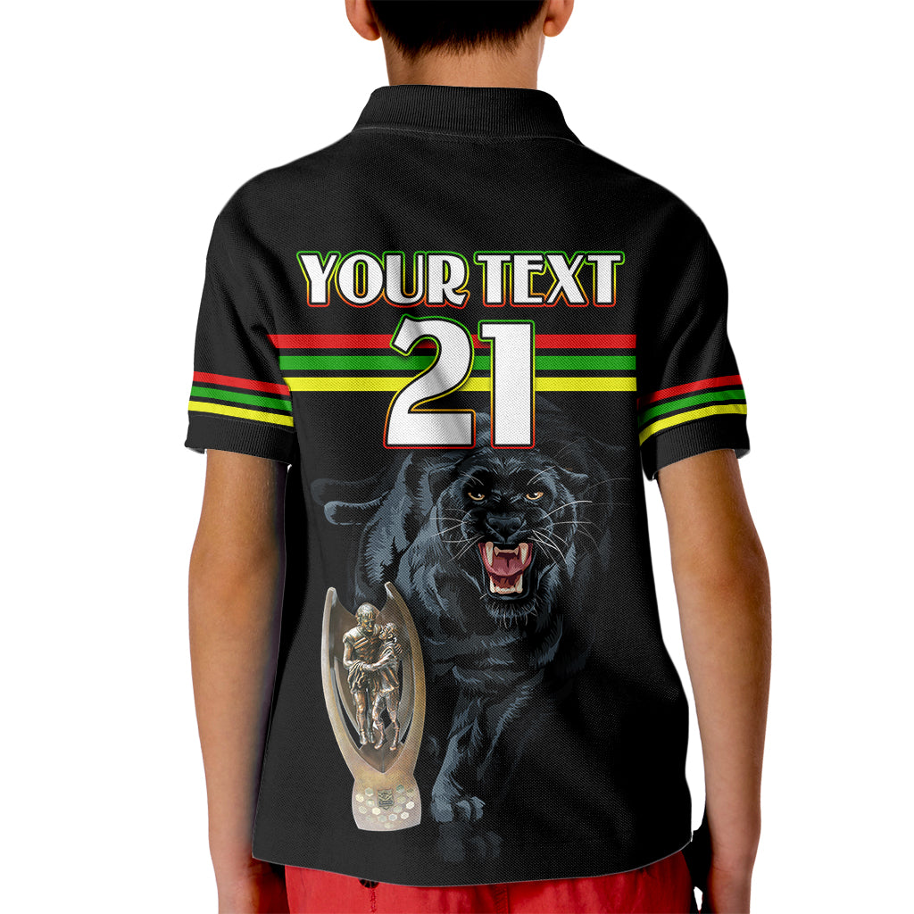 custom-panther-premierships-kid-polo-shirt-go-champions-2023-black-simple-style