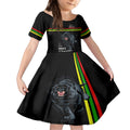 custom-panther-premierships-kid-short-sleeve-dress-go-champions-2023-black-simple-style