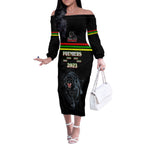 custom-panther-premierships-off-the-shoulder-long-sleeve-dress-go-champions-2023-black-simple-style