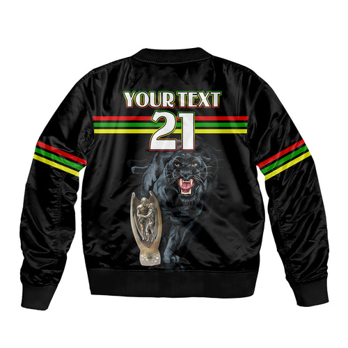 custom-panther-premierships-sleeve-zip-bomber-jacket-go-champions-2023-black-simple-style
