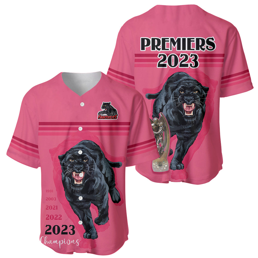 panther-premierships-baseball-jersey-go-champions-2023-pink-simple-style