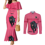 panther-premierships-couples-matching-mermaid-dress-and-long-sleeve-button-shirts-go-champions-2023-pink-simple-style