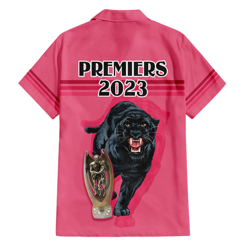 panther-premierships-family-matching-long-sleeve-bodycon-dress-and-hawaiian-shirt-go-champions-2023-pink-simple-style