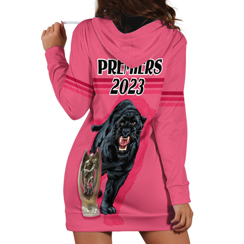 panther-premierships-hoodie-dress-go-champions-2023-pink-simple-style