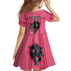 panther-premierships-kid-short-sleeve-dress-go-champions-2023-pink-simple-style