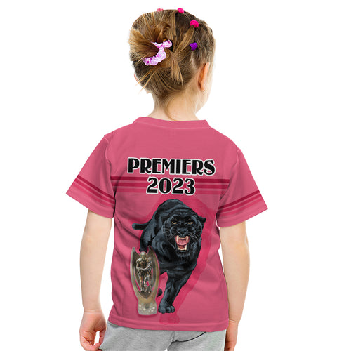 panther-premierships-kid-t-shirt-go-champions-2023-pink-simple-style