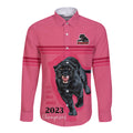 panther-premierships-long-sleeve-button-shirt-go-champions-2023-pink-simple-style
