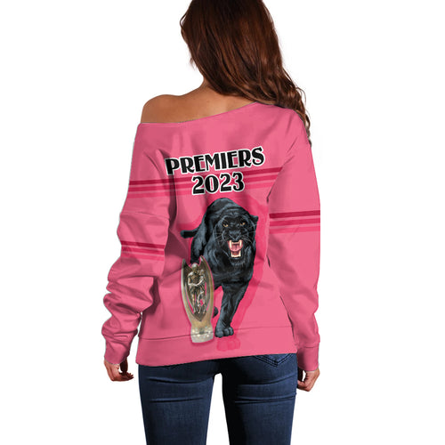 panther-premierships-off-shoulder-sweater-go-champions-2023-pink-simple-style
