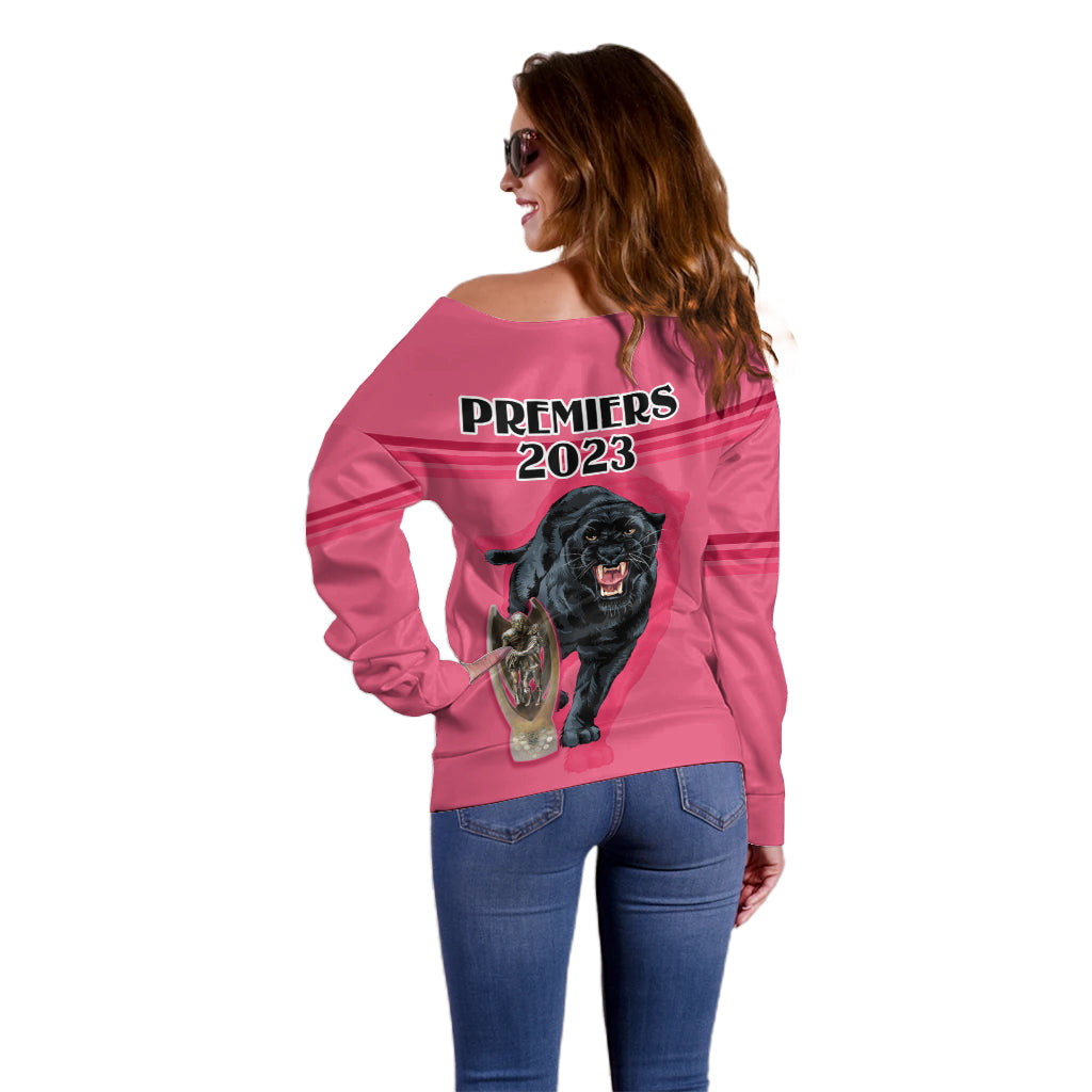 panther-premierships-off-shoulder-sweater-go-champions-2023-pink-simple-style