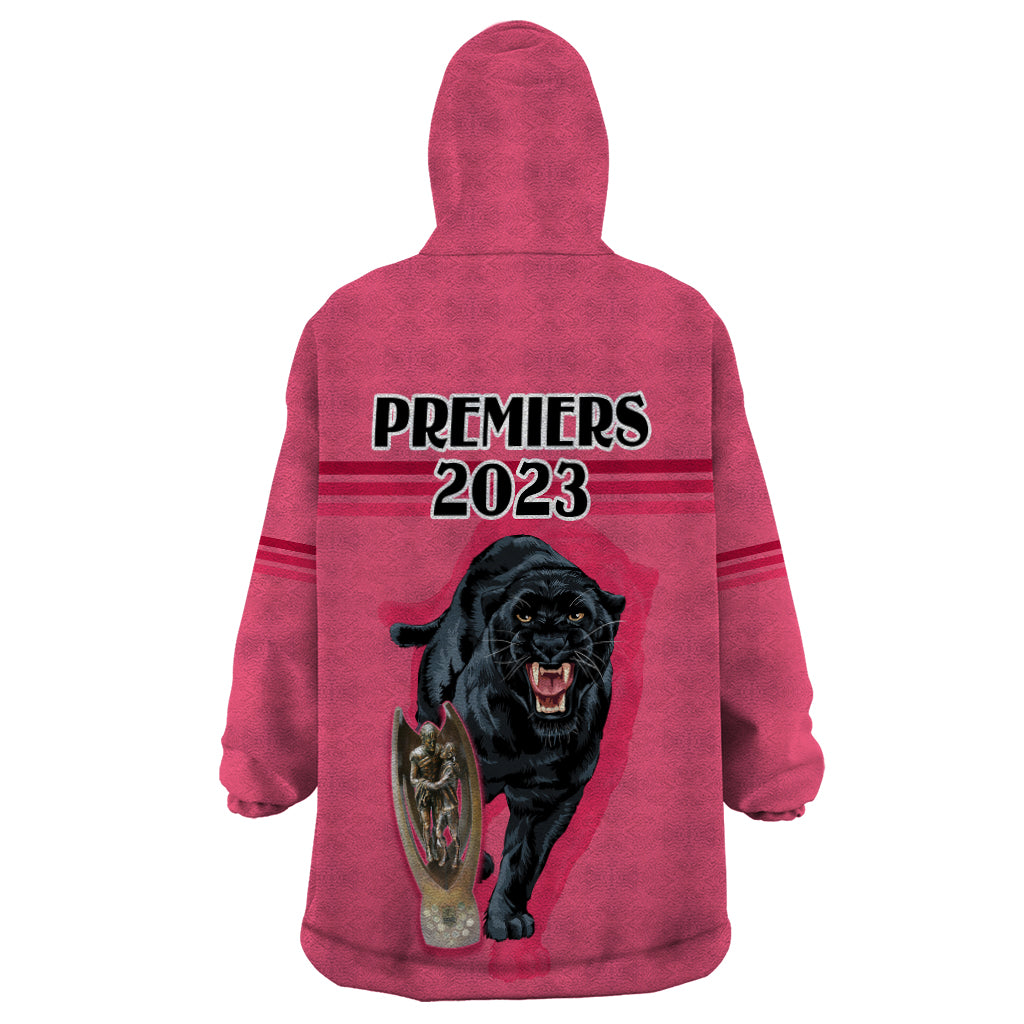 panther-premierships-wearable-blanket-hoodie-go-champions-2023-pink-simple-style