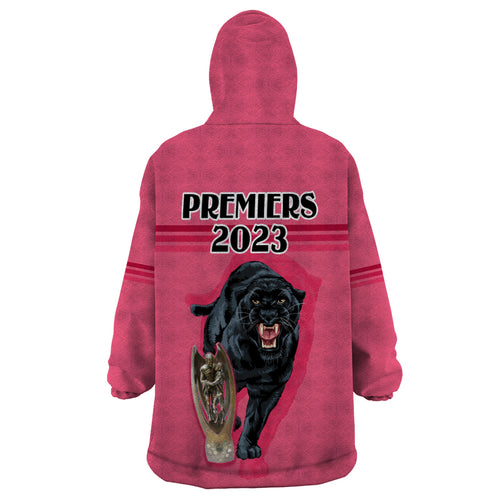 panther-premierships-wearable-blanket-hoodie-go-champions-2023-pink-simple-style