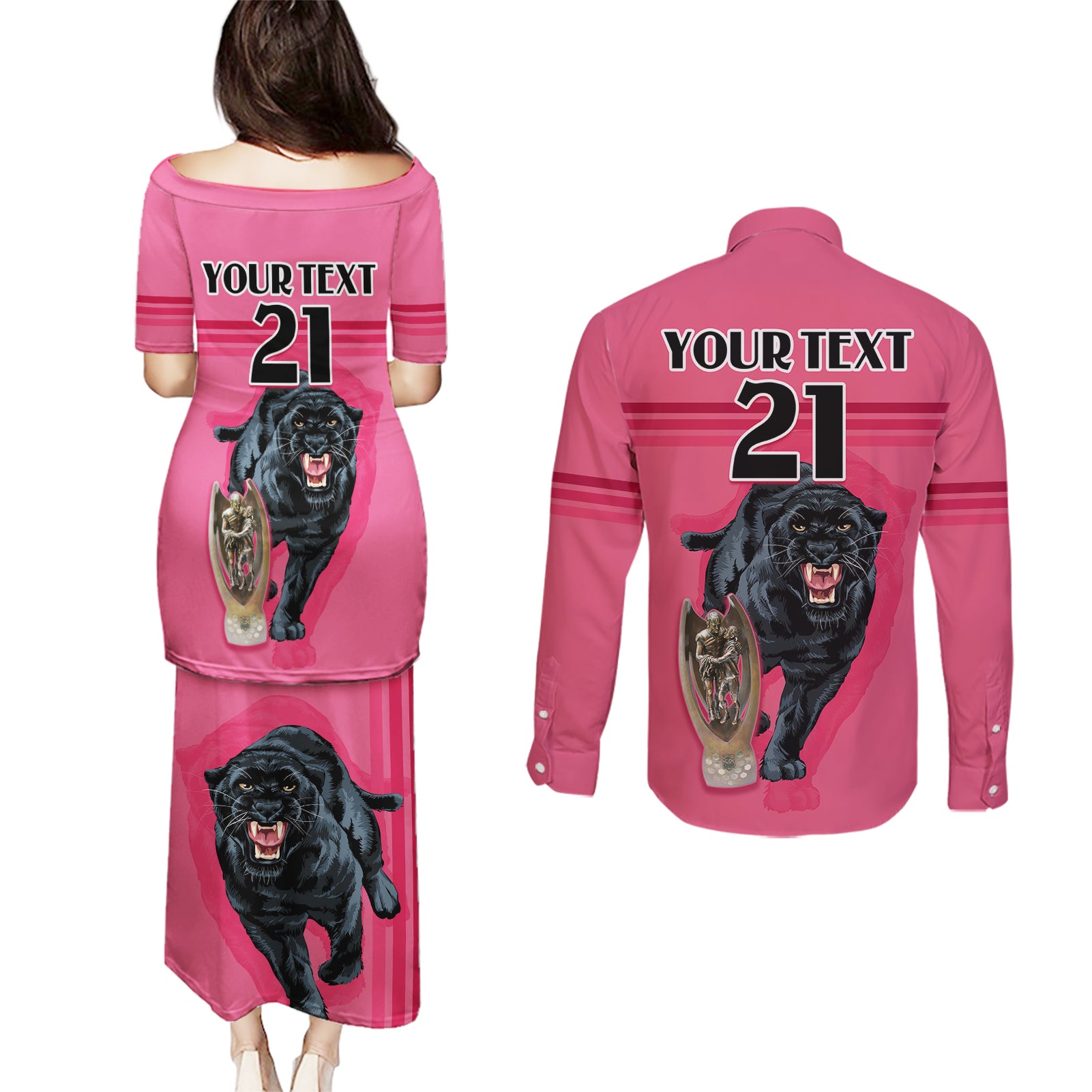 custom-panther-premierships-couples-matching-puletasi-dress-and-long-sleeve-button-shirts-go-champions-2023-pink-simple-style