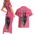 custom-panther-premierships-couples-matching-short-sleeve-bodycon-dress-and-hawaiian-shirt-go-champions-2023-pink-simple-style