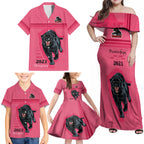 custom-panther-premierships-family-matching-off-shoulder-maxi-dress-and-hawaiian-shirt-go-champions-2023-pink-simple-style