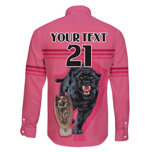 custom-panther-premierships-family-matching-puletasi-dress-and-hawaiian-shirt-go-champions-2023-pink-simple-style