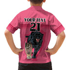 custom-panther-premierships-family-matching-short-sleeve-bodycon-dress-and-hawaiian-shirt-go-champions-2023-pink-simple-style