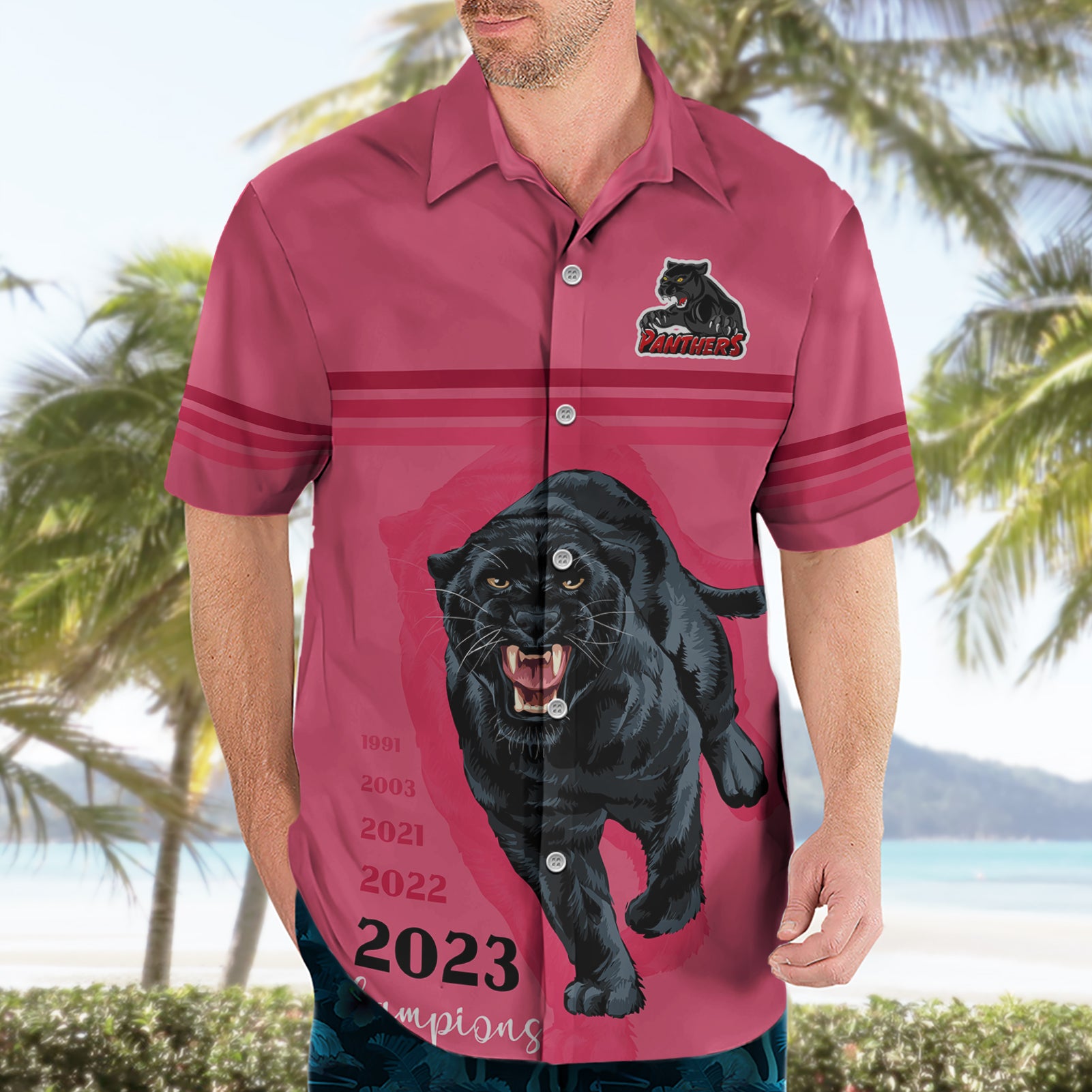 custom-panther-premierships-hawaiian-shirt-go-champions-2023-pink-simple-style
