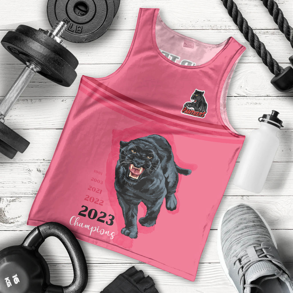custom-panther-premierships-men-tank-top-go-champions-2023-pink-simple-style