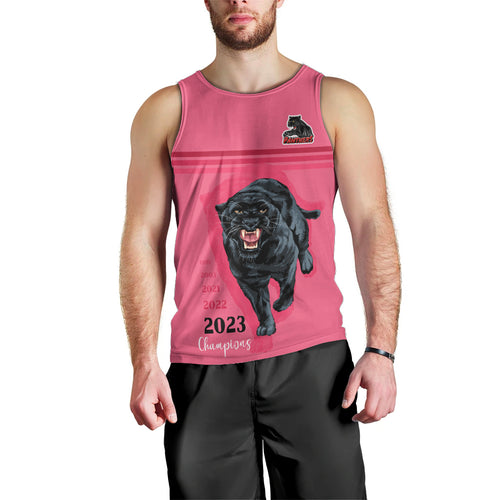 custom-panther-premierships-men-tank-top-go-champions-2023-pink-simple-style