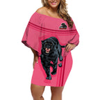 custom-panther-premierships-off-shoulder-short-dress-go-champions-2023-pink-simple-style