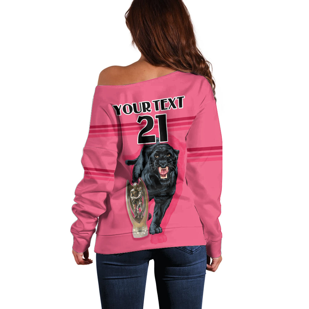 custom-panther-premierships-off-shoulder-sweater-go-champions-2023-pink-simple-style