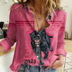 custom-panther-premierships-women-casual-shirt-go-champions-2023-pink-simple-style