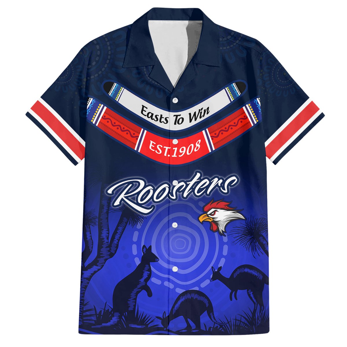 rosster-easts-to-win-hawaiian-shirt-sydney-rugby-est-1908-boomerang-indeginous